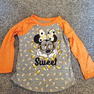 Disney Minnie Girls 2T Halloween Shirt
